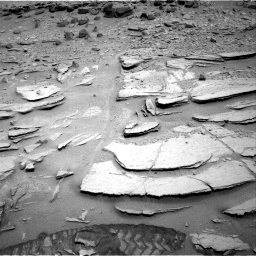 Nasa's Mars rover Curiosity acquired this image using its Right Navigation Camera on Sol 317, at drive 740, site number 6