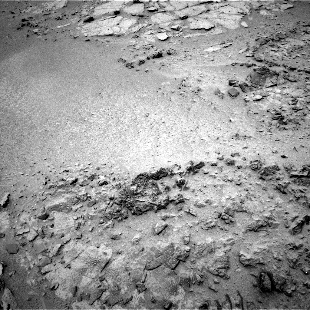 Nasa's Mars rover Curiosity acquired this image using its Left Navigation Camera on Sol 318, at drive 804, site number 6