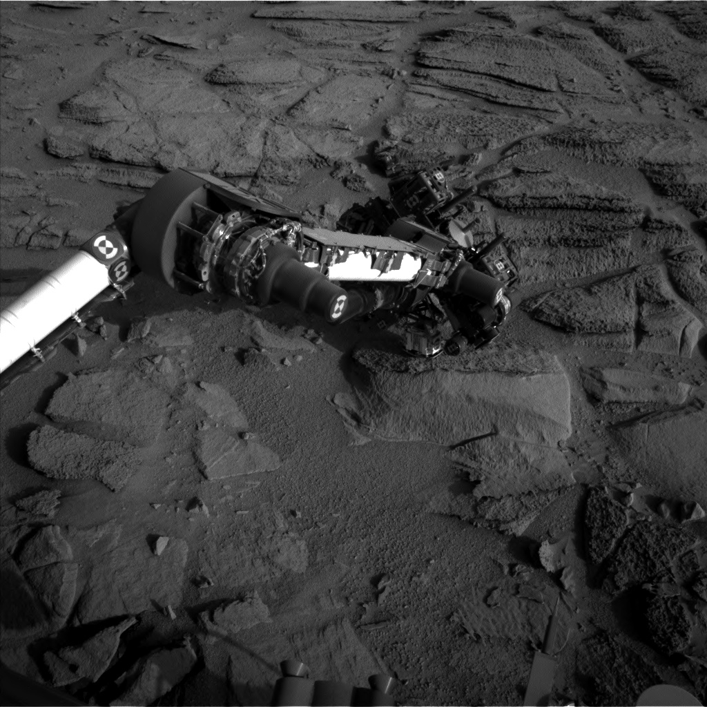 Nasa's Mars rover Curiosity acquired this image using its Left Navigation Camera on Sol 323, at drive 804, site number 6