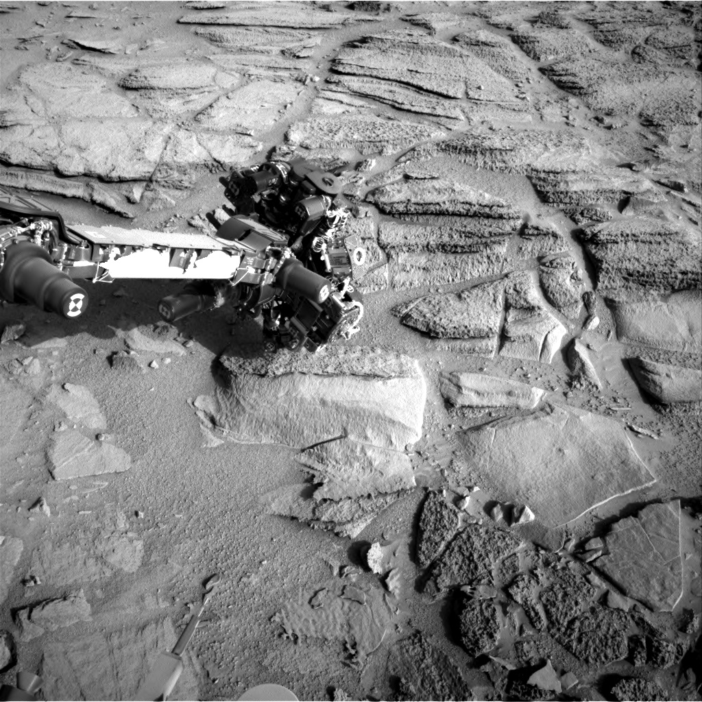 Nasa's Mars rover Curiosity acquired this image using its Right Navigation Camera on Sol 323, at drive 804, site number 6