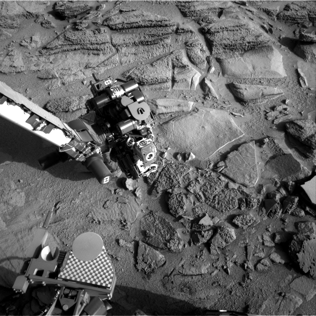 Nasa's Mars rover Curiosity acquired this image using its Right Navigation Camera on Sol 323, at drive 804, site number 6