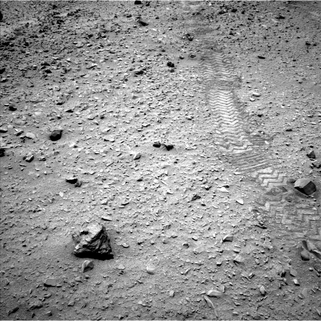 Nasa's Mars rover Curiosity acquired this image using its Left Navigation Camera on Sol 327, at drive 114, site number 7