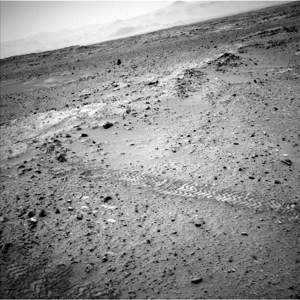 Nasa's Mars rover Curiosity acquired this image using its Left Navigation Camera on Sol 329, at drive 136, site number 7
