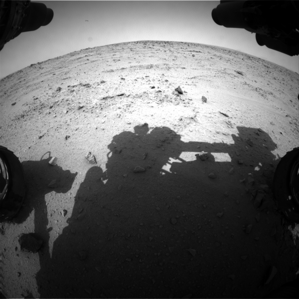 Nasa's Mars rover Curiosity acquired this image using its Front Hazard Avoidance Camera (Front Hazcam) on Sol 330, at drive 270, site number 7