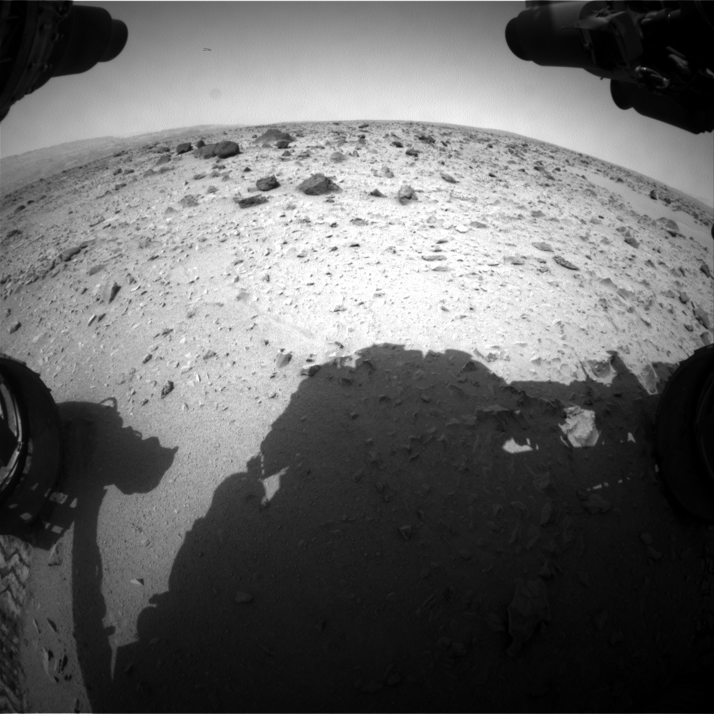 Nasa's Mars rover Curiosity acquired this image using its Front Hazard Avoidance Camera (Front Hazcam) on Sol 333, at drive 368, site number 7