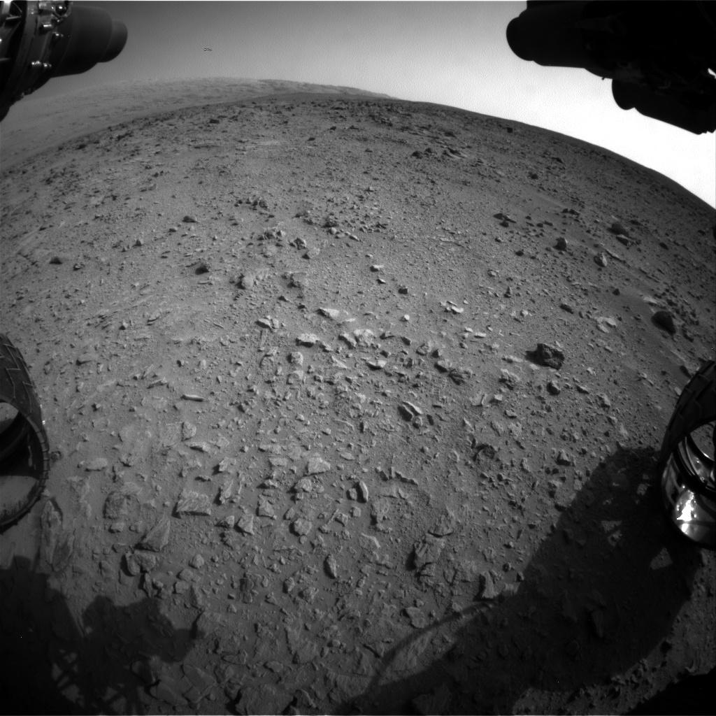 Nasa's Mars rover Curiosity acquired this image using its Front Hazard Avoidance Camera (Front Hazcam) on Sol 333, at drive 0, site number 8
