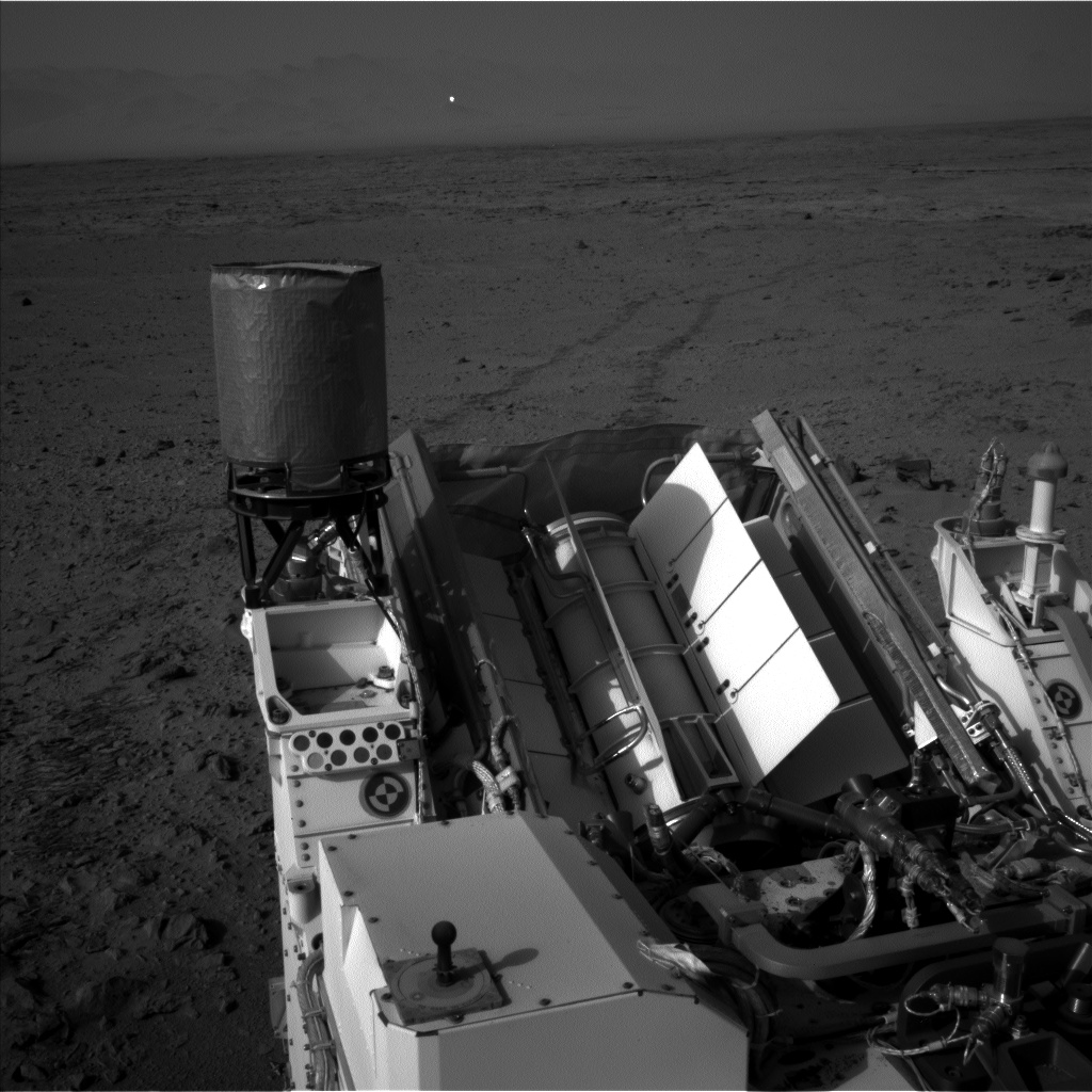 Nasa's Mars rover Curiosity acquired this image using its Left Navigation Camera on Sol 333, at drive 0, site number 8
