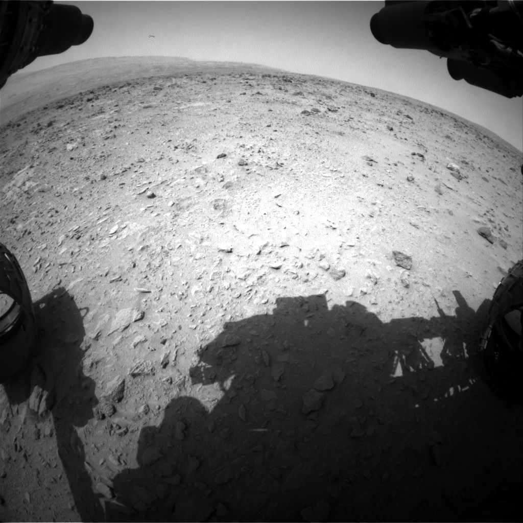 Nasa's Mars rover Curiosity acquired this image using its Front Hazard Avoidance Camera (Front Hazcam) on Sol 334, at drive 0, site number 8