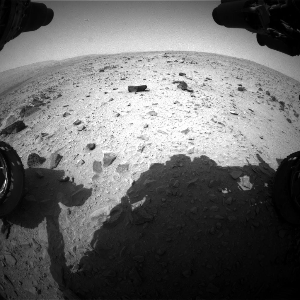 Nasa's Mars rover Curiosity acquired this image using its Front Hazard Avoidance Camera (Front Hazcam) on Sol 336, at drive 132, site number 8