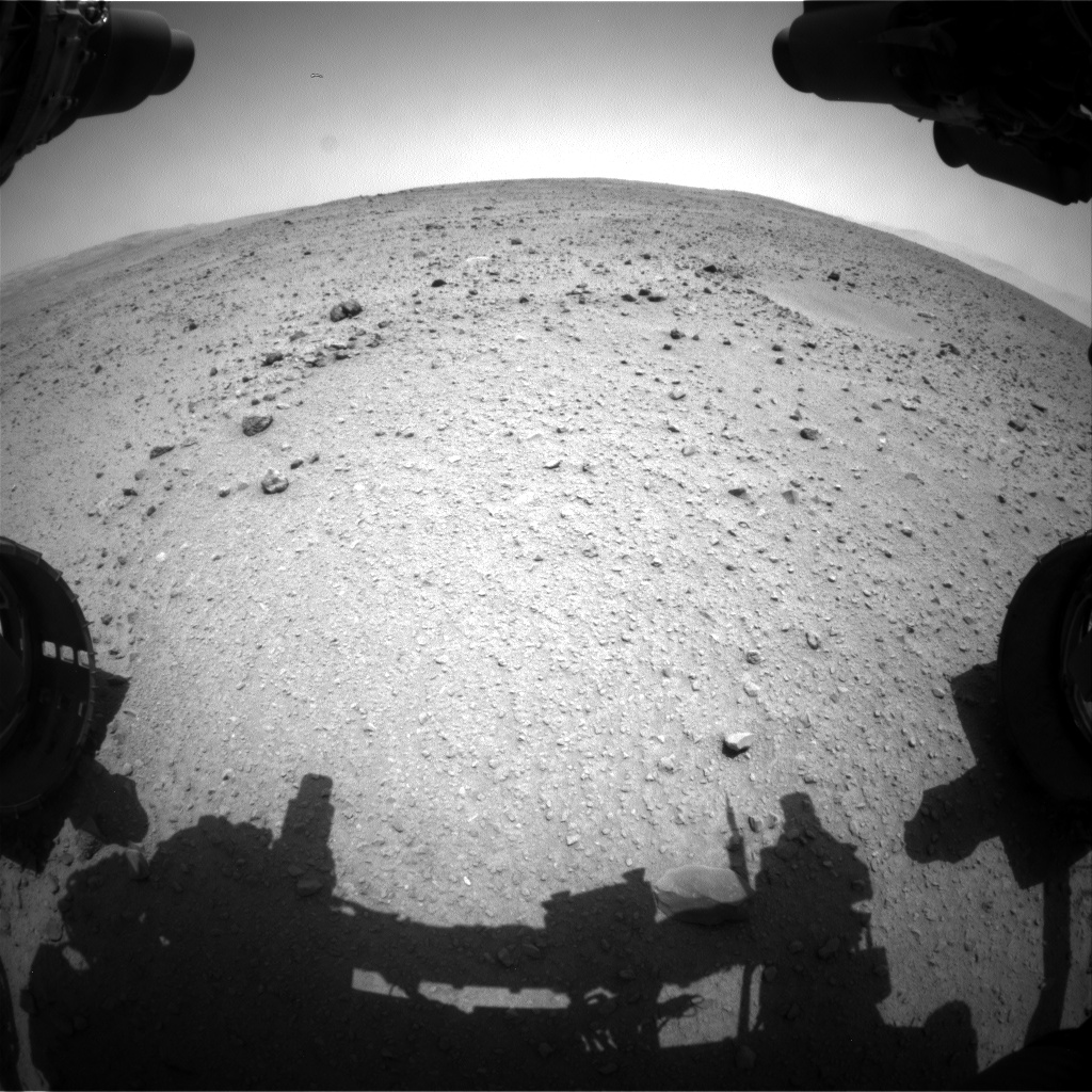 Nasa's Mars rover Curiosity acquired this image using its Front Hazard Avoidance Camera (Front Hazcam) on Sol 336, at drive 234, site number 8