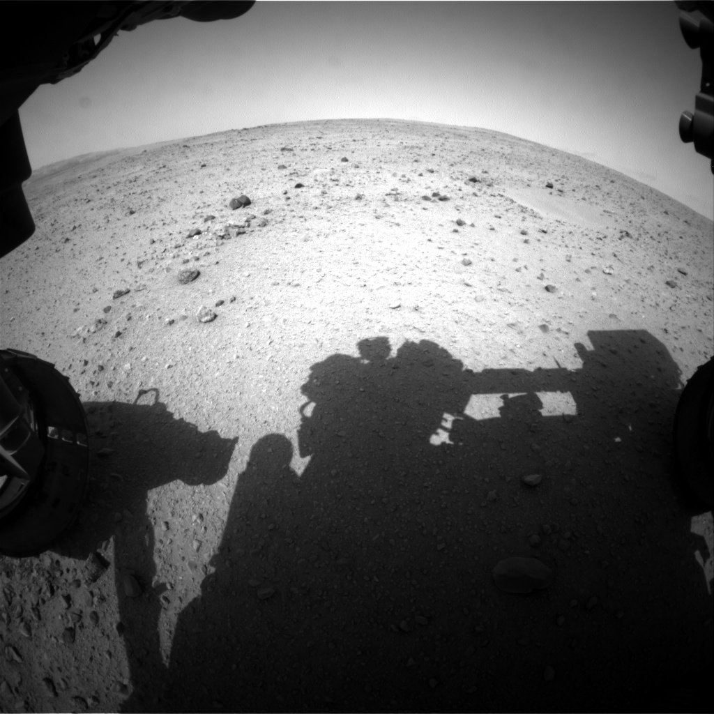 Nasa's Mars rover Curiosity acquired this image using its Front Hazard Avoidance Camera (Front Hazcam) on Sol 337, at drive 234, site number 8