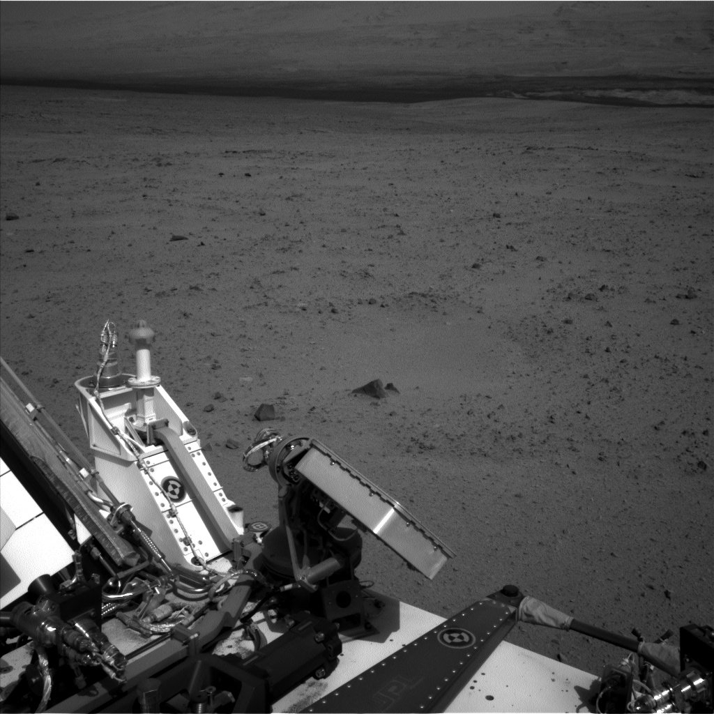 Nasa's Mars rover Curiosity acquired this image using its Left Navigation Camera on Sol 337, at drive 494, site number 8