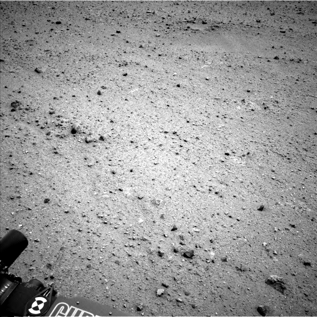 Nasa's Mars rover Curiosity acquired this image using its Left Navigation Camera on Sol 338, at drive 590, site number 8