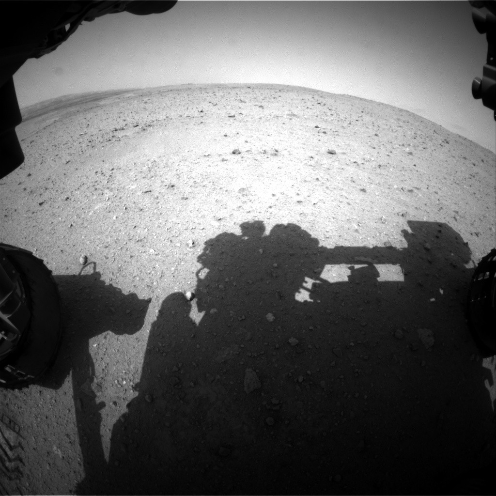 Nasa's Mars rover Curiosity acquired this image using its Front Hazard Avoidance Camera (Front Hazcam) on Sol 339, at drive 610, site number 8