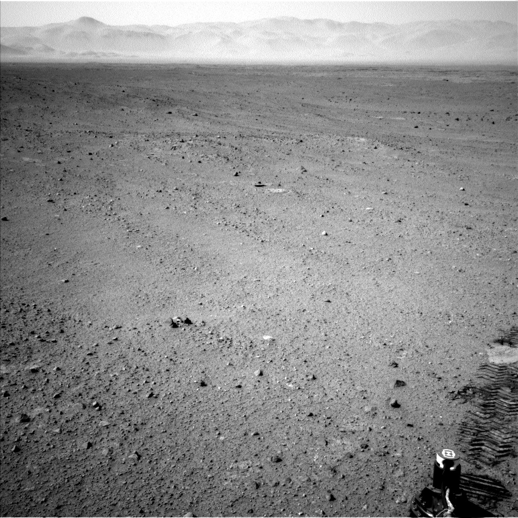 Nasa's Mars rover Curiosity acquired this image using its Left Navigation Camera on Sol 342, at drive 236, site number 9