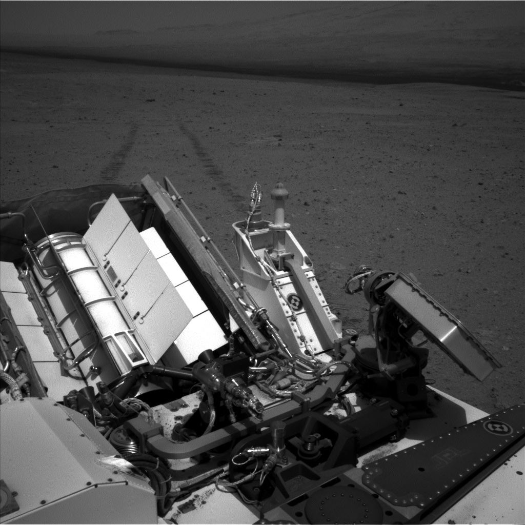Nasa's Mars rover Curiosity acquired this image using its Left Navigation Camera on Sol 343, at drive 366, site number 9