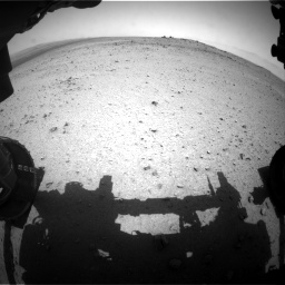 Nasa's Mars rover Curiosity acquired this image using its Front Hazard Avoidance Camera (Front Hazcam) on Sol 345, at drive 288, site number 10