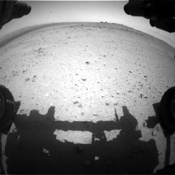 Nasa's Mars rover Curiosity acquired this image using its Front Hazard Avoidance Camera (Front Hazcam) on Sol 345, at drive 288, site number 10