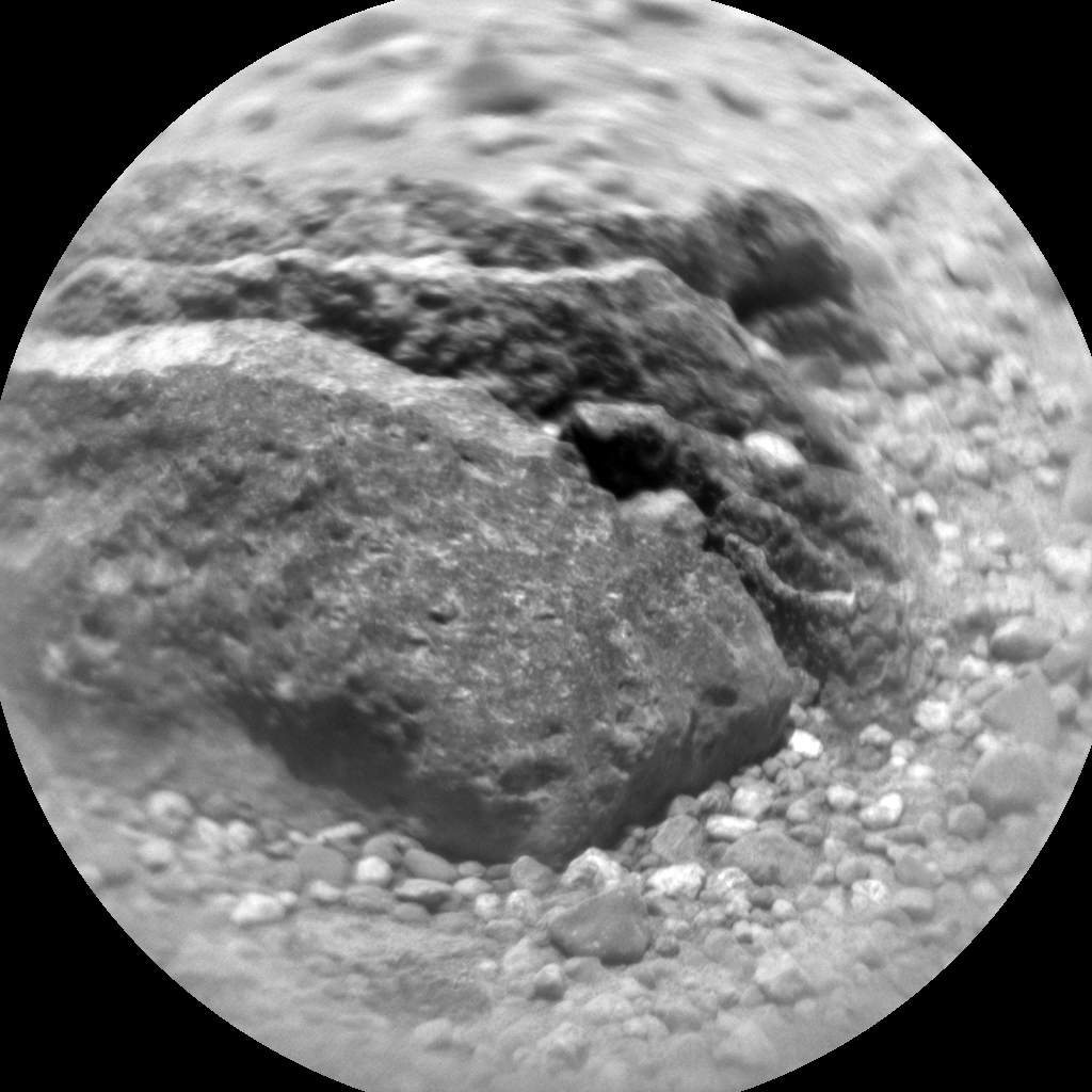 Nasa's Mars rover Curiosity acquired this image using its Chemistry & Camera (ChemCam) on Sol 346, at drive 288, site number 10