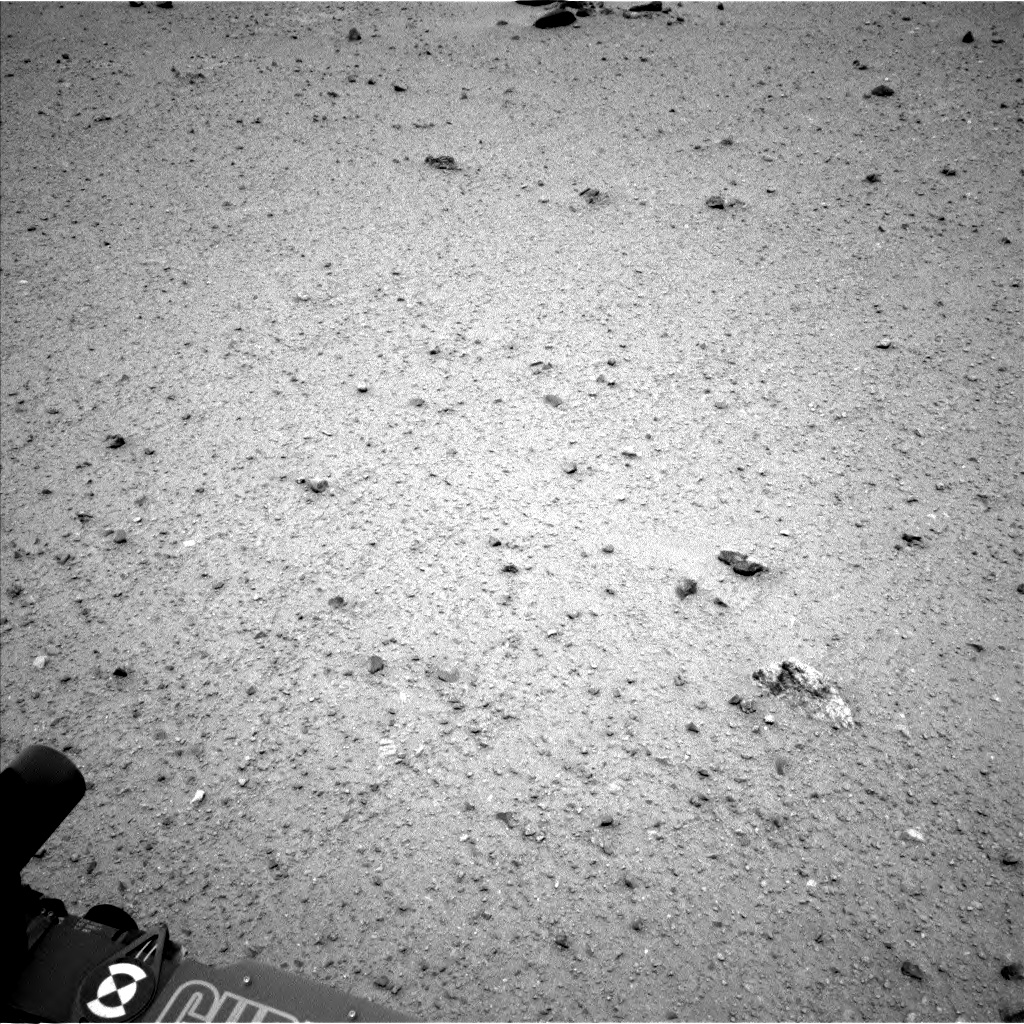 Nasa's Mars rover Curiosity acquired this image using its Left Navigation Camera on Sol 347, at drive 474, site number 10