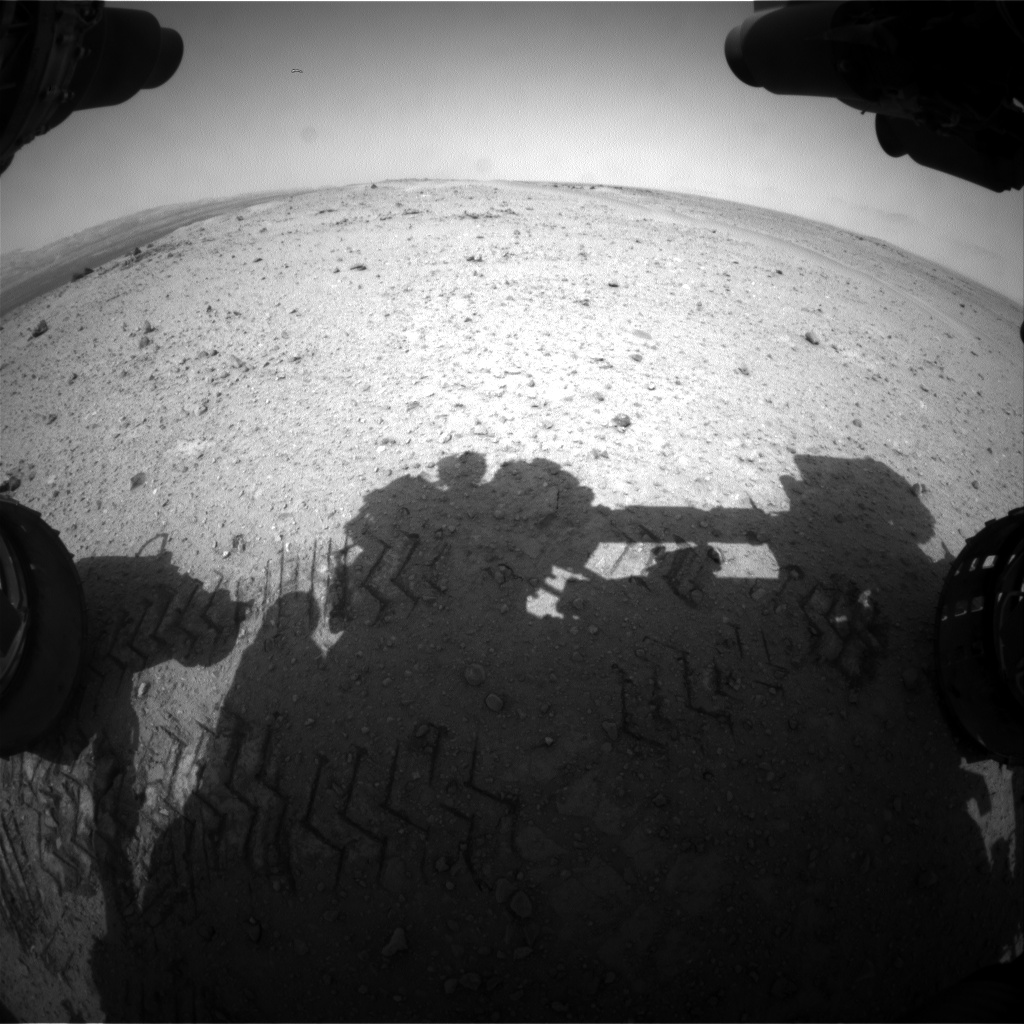 Nasa's Mars rover Curiosity acquired this image using its Front Hazard Avoidance Camera (Front Hazcam) on Sol 355, at drive 522, site number 11