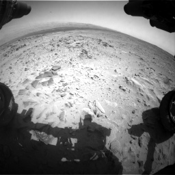 Nasa's Mars rover Curiosity acquired this image using its Front Hazard Avoidance Camera (Front Hazcam) on Sol 358, at drive 874, site number 11