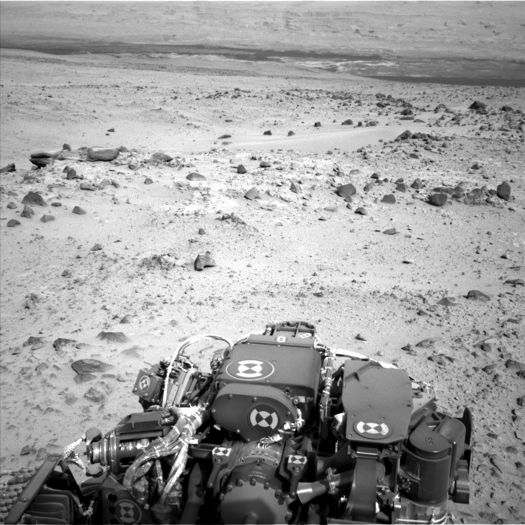 Nasa's Mars rover Curiosity acquired this image using its Left Navigation Camera on Sol 358, at drive 0, site number 12