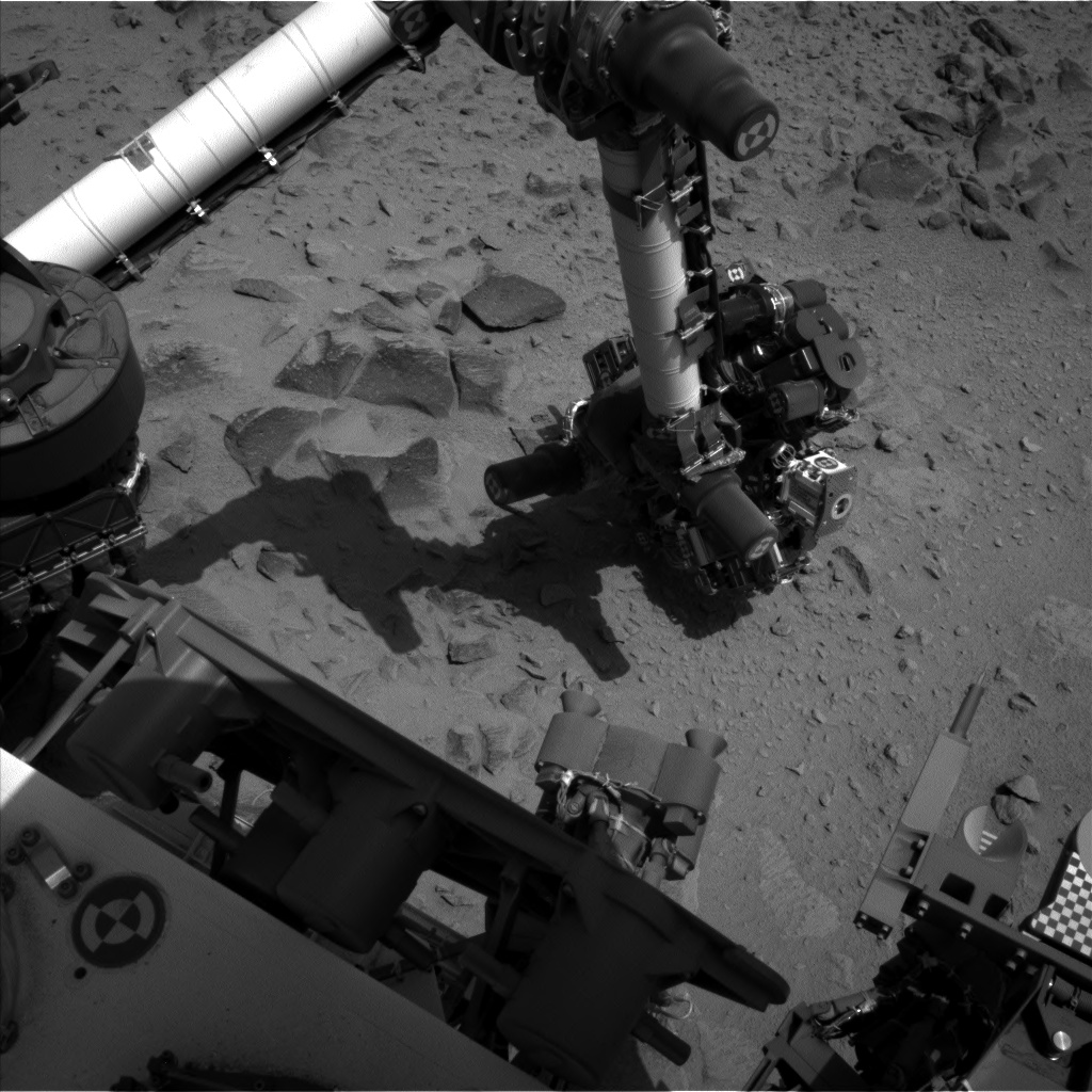 Nasa's Mars rover Curiosity acquired this image using its Left Navigation Camera on Sol 360, at drive 0, site number 12