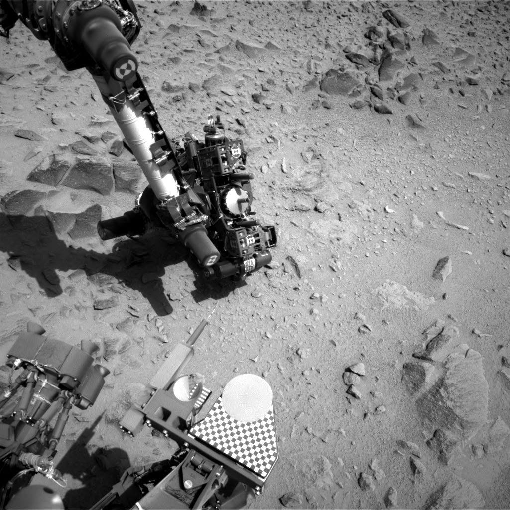 Nasa's Mars rover Curiosity acquired this image using its Right Navigation Camera on Sol 360, at drive 0, site number 12