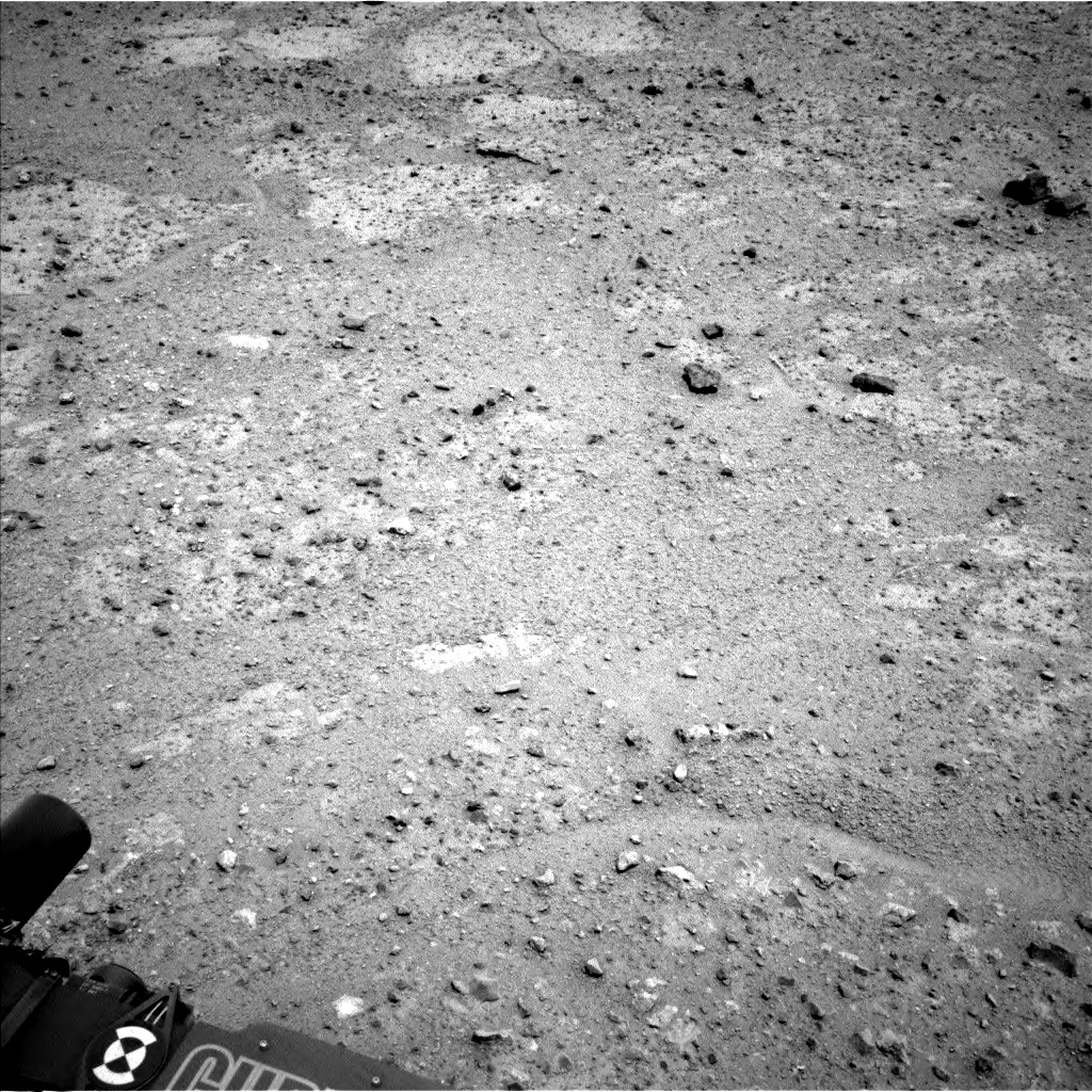 Nasa's Mars rover Curiosity acquired this image using its Left Navigation Camera on Sol 361, at drive 216, site number 12