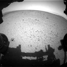 Nasa's Mars rover Curiosity acquired this image using its Front Hazard Avoidance Camera (Front Hazcam) on Sol 363, at drive 550, site number 12