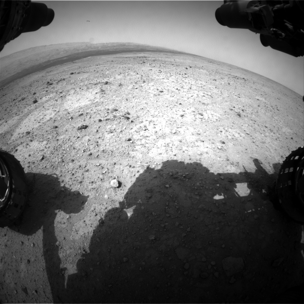 Nasa's Mars rover Curiosity acquired this image using its Front Hazard Avoidance Camera (Front Hazcam) on Sol 363, at drive 244, site number 12