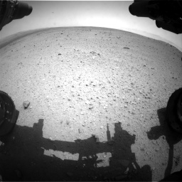 Nasa's Mars rover Curiosity acquired this image using its Front Hazard Avoidance Camera (Front Hazcam) on Sol 363, at drive 550, site number 12