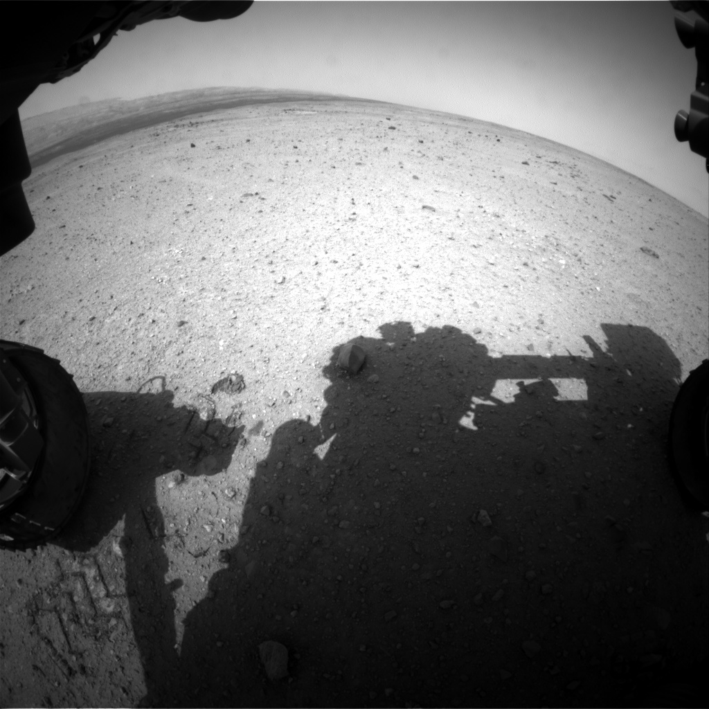 Nasa's Mars rover Curiosity acquired this image using its Front Hazard Avoidance Camera (Front Hazcam) on Sol 364, at drive 560, site number 12