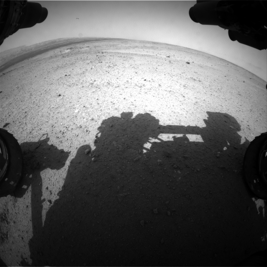 Nasa's Mars rover Curiosity acquired this image using its Front Hazard Avoidance Camera (Front Hazcam) on Sol 367, at drive 690, site number 12