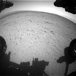 Nasa's Mars rover Curiosity acquired this image using its Front Hazard Avoidance Camera (Front Hazcam) on Sol 369, at drive 972, site number 12