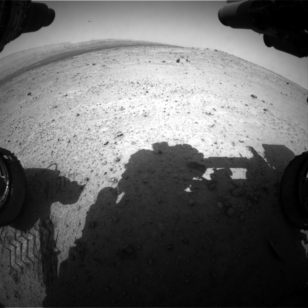 Nasa's Mars rover Curiosity acquired this image using its Front Hazard Avoidance Camera (Front Hazcam) on Sol 371, at drive 292, site number 13