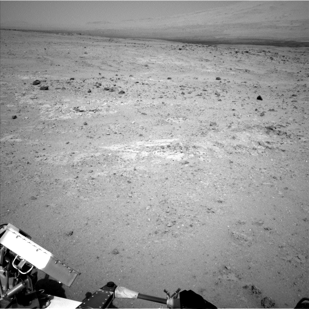 Nasa's Mars rover Curiosity acquired this image using its Left Navigation Camera on Sol 371, at drive 974, site number 13