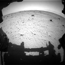 Nasa's Mars rover Curiosity acquired this image using its Front Hazard Avoidance Camera (Front Hazcam) on Sol 372, at drive 1160, site number 13