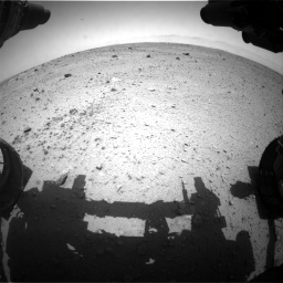 Nasa's Mars rover Curiosity acquired this image using its Front Hazard Avoidance Camera (Front Hazcam) on Sol 372, at drive 1106, site number 13