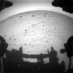 Nasa's Mars rover Curiosity acquired this image using its Front Hazard Avoidance Camera (Front Hazcam) on Sol 372, at drive 1136, site number 13