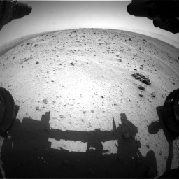 Nasa's Mars rover Curiosity acquired this image using its Front Hazard Avoidance Camera (Front Hazcam) on Sol 372, at drive 1190, site number 13