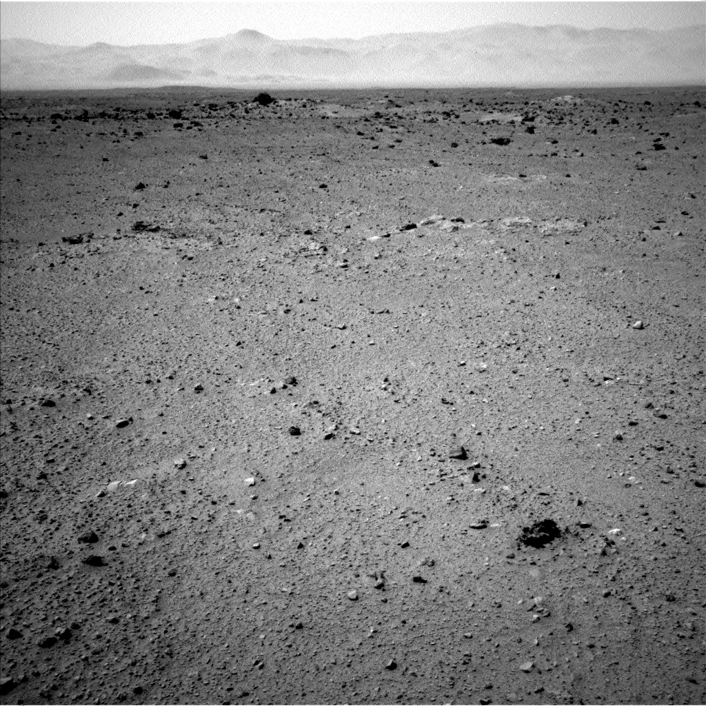 Nasa's Mars rover Curiosity acquired this image using its Left Navigation Camera on Sol 372, at drive 0, site number 14