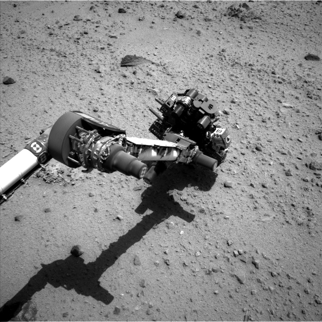 Nasa's Mars rover Curiosity acquired this image using its Left Navigation Camera on Sol 373, at drive 0, site number 14