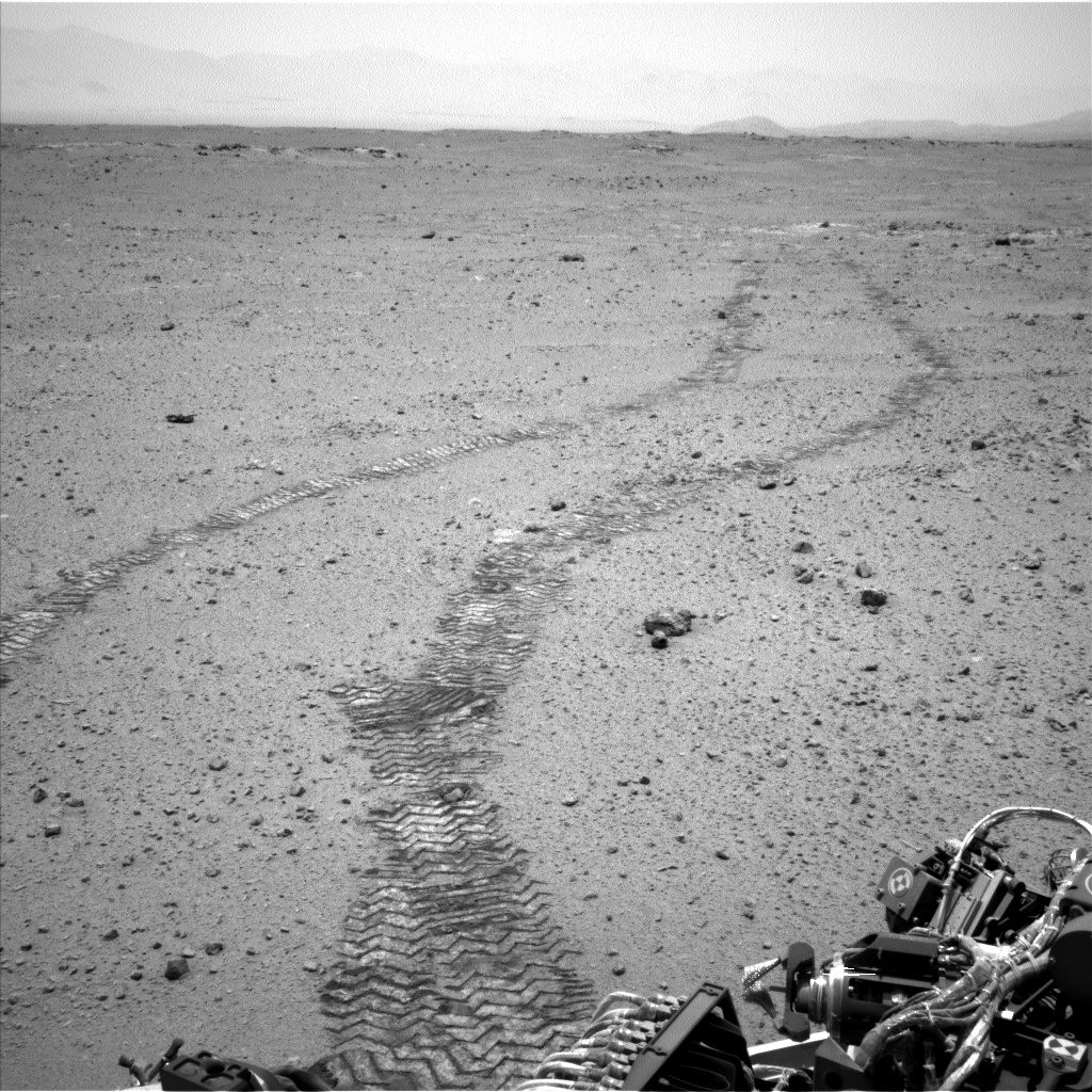 Nasa's Mars rover Curiosity acquired this image using its Left Navigation Camera on Sol 374, at drive 12, site number 14