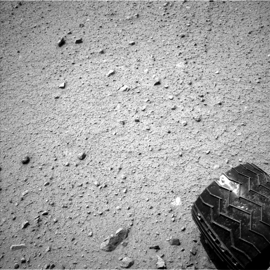 Nasa's Mars rover Curiosity acquired this image using its Left Navigation Camera on Sol 374, at drive 156, site number 14