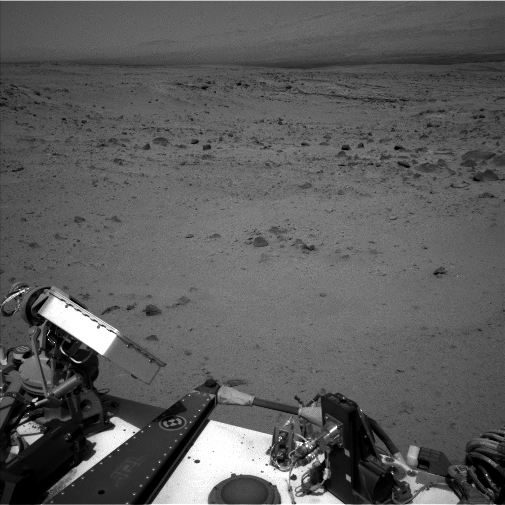 Nasa's Mars rover Curiosity acquired this image using its Left Navigation Camera on Sol 374, at drive 156, site number 14