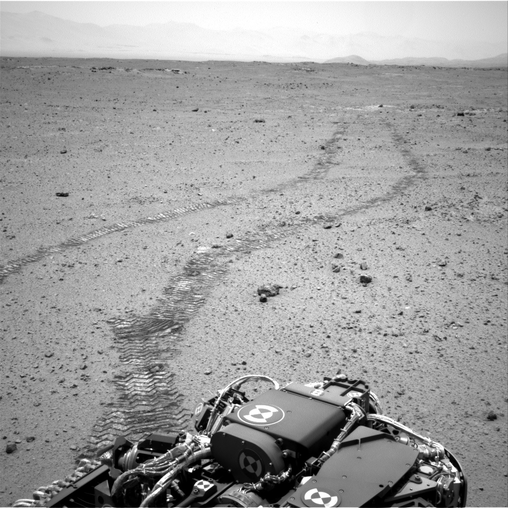 Nasa's Mars rover Curiosity acquired this image using its Right Navigation Camera on Sol 374, at drive 12, site number 14