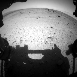 Nasa's Mars rover Curiosity acquired this image using its Front Hazard Avoidance Camera (Front Hazcam) on Sol 376, at drive 276, site number 14