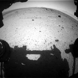Nasa's Mars rover Curiosity acquired this image using its Front Hazard Avoidance Camera (Front Hazcam) on Sol 376, at drive 288, site number 14
